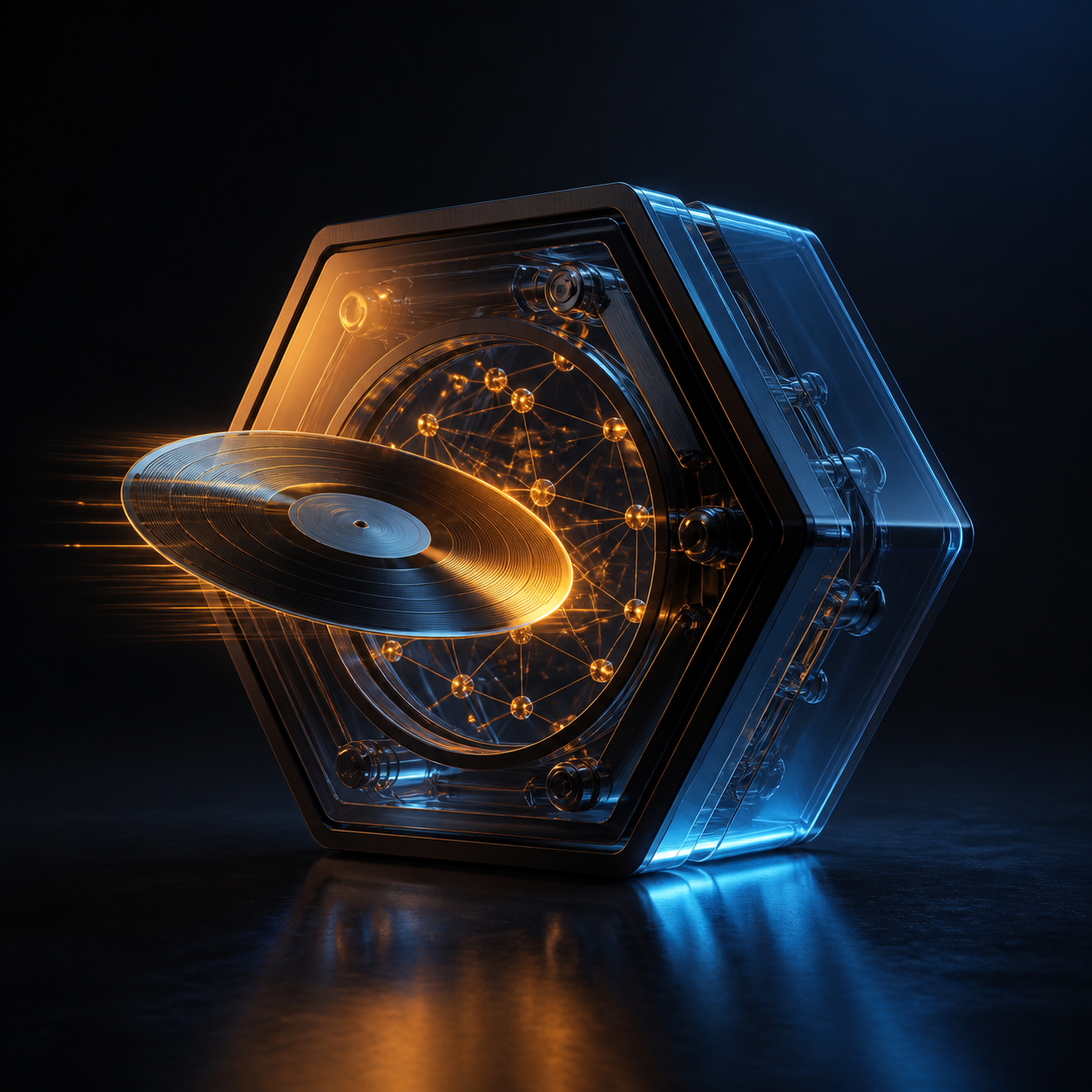 3D-обложка услуги «Музыка для брендов и медиа: регистрация»